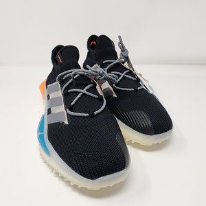 Adidas NMD S1 Core Black Blue Orange US Mens 12 NWT